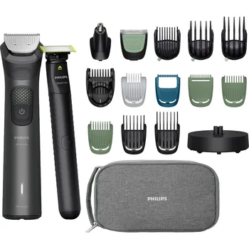 Holicí strojek Philips MG9556/15 + Philips OneBlade 19 v 1, tvář, vlasy a tělo
