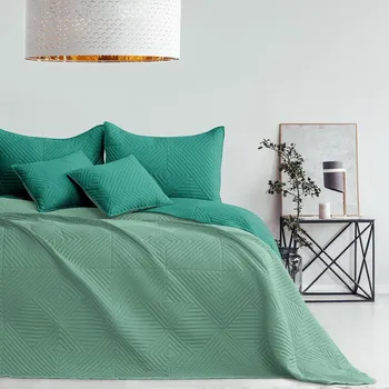 Přehoz na lůžko Přehoz na postel AmeliaHome Softa zelený, velikost 200x220