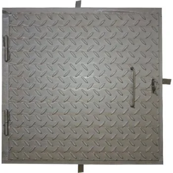 Revizní dvířka Poklop na šachty, 70 x 70 cm, stříbrná