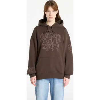 Pánská mikina Mikina Carhartt WIP Hooded Hackwork Sweat Vitola/ Glassy Pink XL