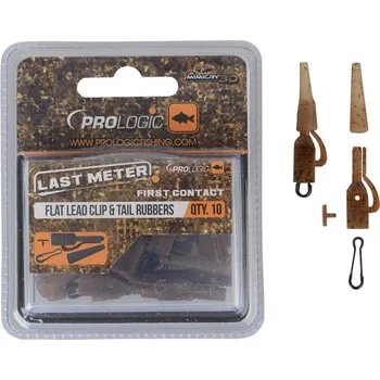 PROLOGIC Závěs na zátěž Mimicry Flat Leadclip Tailrubber With Speed Link 10 ks