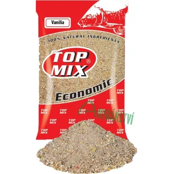 Návnadová surovina TOP MIX Krmítková směs Economic Groundbait 1 kg - Vanilka