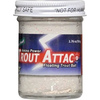 Návnadová pasta TOP SECRET Těsto na pstruhy Trout Attac 50 g - bílá