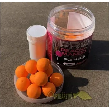 Nástraha STARBAITS Plovoucí Boilies PROBIOTIC Peach Mango Pop-up 80g - 20 mm