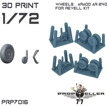 Plastikový model 77PROPELLER 1/72 Arado Ar-240 wheels (REV)