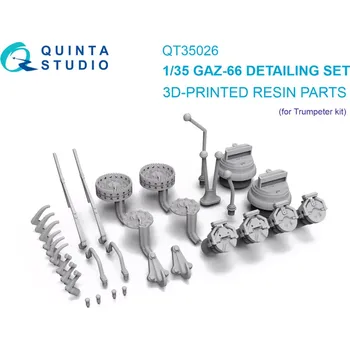 Plastikový model Quinta studio 1/35 Gaz-66 Detailing set (TRUMP)