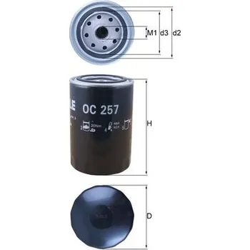 Olejový filtr Olejový filtr MAHLE ORIGINAL OC 257