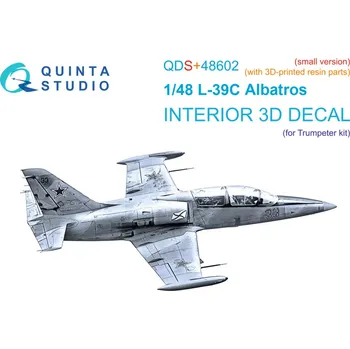Plastikový model Quinta studio 1/48 L-39C 3D-Print&col.Interior (TRUMP) SMALL