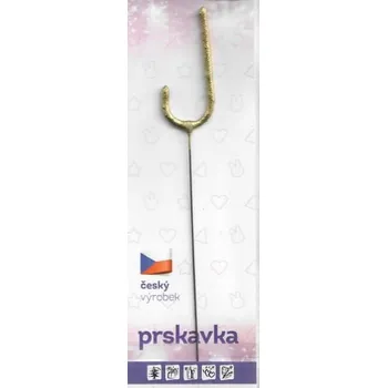 Dortová svíčka Drutep Prskavka zlatá - J