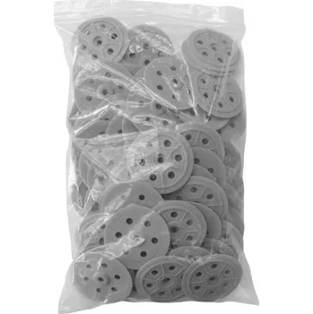 Spojovací materiál Talířek plastový, Ø 60 x 5 mm, EKO, ENPRO, 100 ks