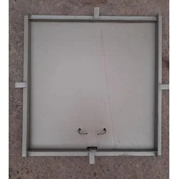 poklop Poklop na šachty, 80 x 80 cm, stříbrná