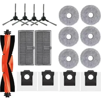 Hubice k vysavači Sada příslušenství pro robotický vysavač 17 ks 1 hlavní kartáč 6 mopovacích kotoučů 2 filtry 4 sáčky 4 smetáčky Náhradní díly pro údržbu