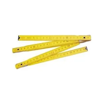 metr Metr skládací dřevěný, žlutý, 2 m, PROLINE