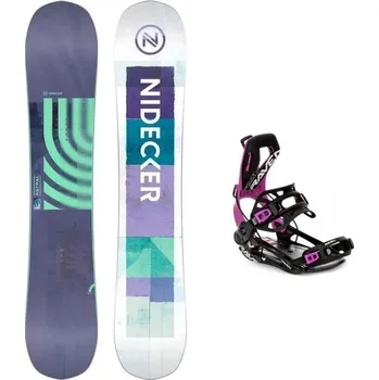 Snowboard Nidecker Astral 25/26 dámský snowboard + Raven Fastec FT360 black/fuchsia dámské vázání 155 cm + M (EU 39-42) + DÁREK + Doprava ZDARMA