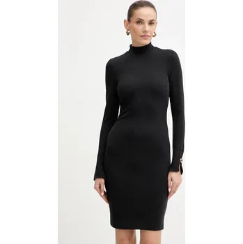 Dámské šaty Šaty Guess ALESSA černá barva, mini, přiléhavé, W5BK30 K0602 W5BK30.K0602 99X, vel. XL