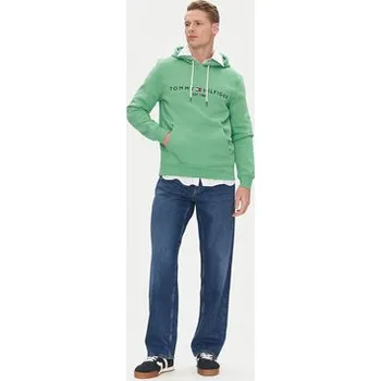 Pánská mikina Tommy Hilfiger Mikina Logo MW0MW11599 Zelená Regular Fit XL