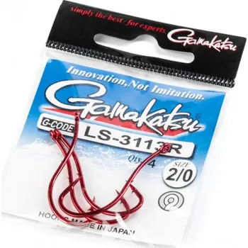 GAMAKATSU Háček LS-3113R Hooks Red - 4 (25 ks)
