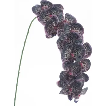 umělá květina umělé květiny, Orchidej Phalaenopsis větev „RT Bensa“ fialová 111 cm