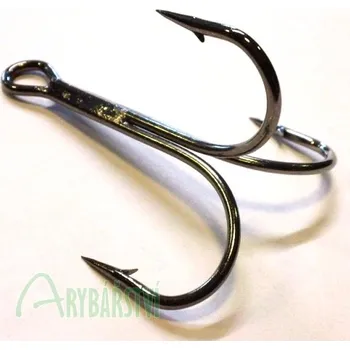 Rybářský háček ALBASTAR Trojháček Round Bent 10ks - 4/0