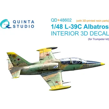 Plastikový model Quinta studio 1/48 L-39C 3D-Print&col.Interior (TRUMP)