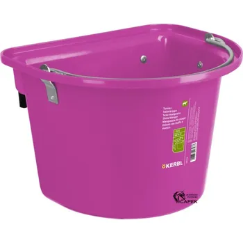 Vědro Kerbl -ZÁVĚSNÉ 12L- - Starorůžová