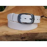 Dámský bílý pásek 7200 105 cm