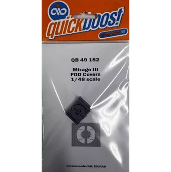 Plastikový model Quickboost 1/48 Mirage III FOD covers (EDU)