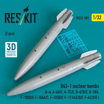 Plastikový model Reskit 1/32 B43-1 nuclear bombs (2 pcs.)