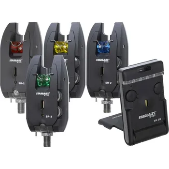 Signalizace záběru STARBAITS Sada Signalizátorů D-TEC E PACK - 4+1 (červená, modrá, zelená, žlutá) + doprava zdarma