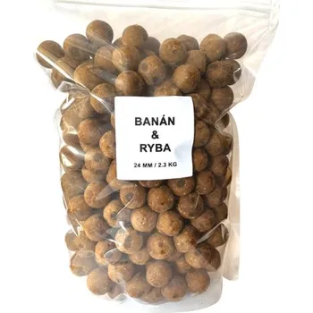 Boilies JET FISH Special Carp Boilie Banán Ryba 24mm 2.3 kg - 24 mm