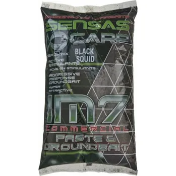 Návnadová surovina SENSAS Krmítková směs IM7 GROUNDBAIT 1 kg - česnek špenát (betain, zelená)