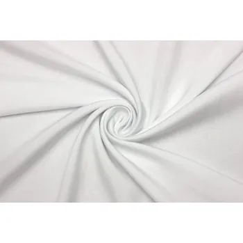 Šatová | halenková látka viskózová - Bílá