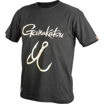 Rybářské oblečení GAMAKATSU Tričko TRE-HOOK T-SHIRT LG - 2XL