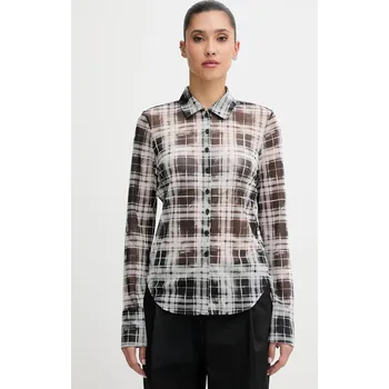 Dámská košile Košile Karl Lagerfeld Jeans B1W11033 šedá 90A, vel. XS