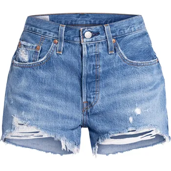 Dámské kraťasy Levi's® Dámské Džínové Šortky 501, 81 med indigo - worn in, 38