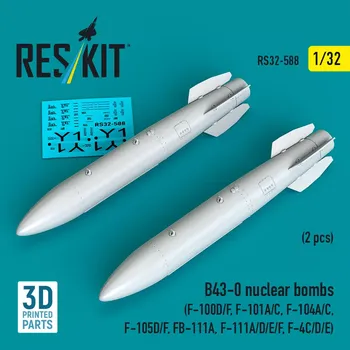 Plastikový model Reskit 1/32 B43-0 nuclear bombs (2 pcs.)
