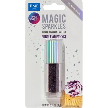 PME Jedlé glitry Purple Amethyst (3 g) ♡