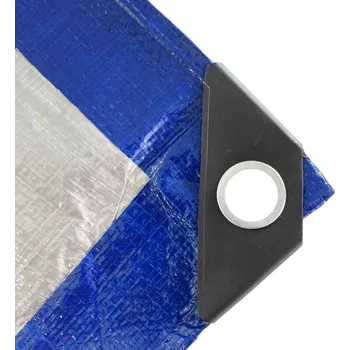 Krycí plachta Plachta zakrývací PROFI, 3 x 5 m, 140 g/m², modro - stříbrná, ENPRO