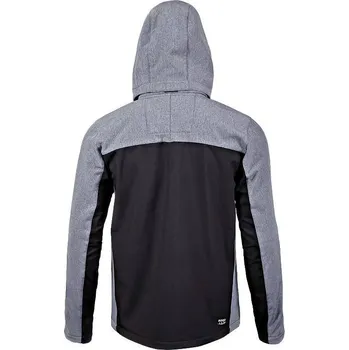 Pánská softshellová bunda Bunda softshellová s kapucí, černo-šedo-oranžová, vel.3XL, LAHTI PRO