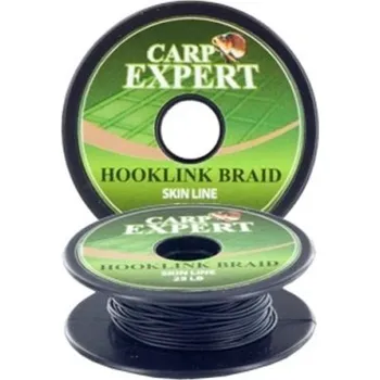 CARP EXPERT Návazcová šňůra Hooklink Braid Skin Line Black 10 m - 15 Lb