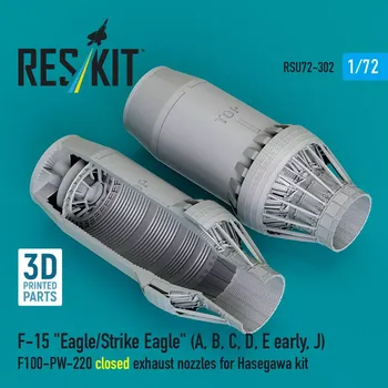 Plastikový model Reskit 1/72 F-15 A,B,C,D,E,J closed exh. nozzles (HAS)
