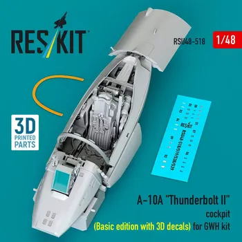 Plastikový model Reskit 1/48 A-10A Thunderbolt II cockpit (Basic ed.)(GWH)