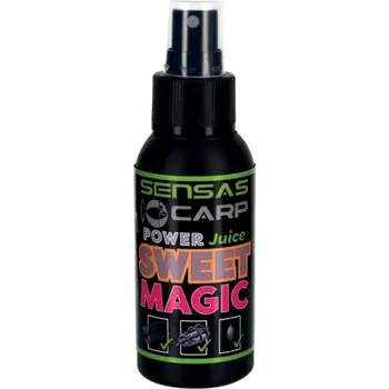 Návnadové aroma SENSAS Posilovač ve spreji Power Juice 75 ml - Sweet Magic (ryba)