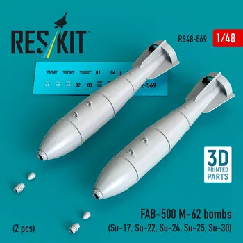 Plastikový model Reskit 1/48 FAB-500-M-62 bombs (2 pcs.)
