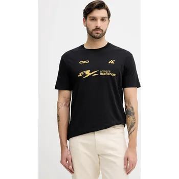 Pánské tričko Bavlněné tričko Armani Exchange XM001404.AF16432 černá 99A, vel. S