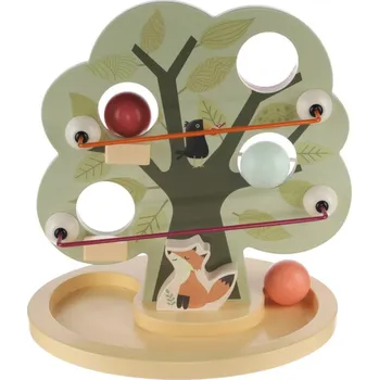 Hračka pro nejmenší ZOPA Dřevěná kuličkodráha Wood