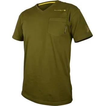 Rybářské oblečení STRATEGY Tričko V-NECK - XL