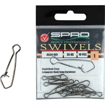 SPRO Karabinka Hook Snap 10 ks - 3, Nosnost: 22 kg