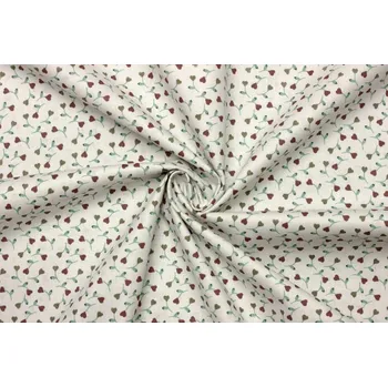 Bavlněné plátno - Květinový vzor