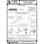 Master 1/48 P-51B Mustang armament&gunsight (EDU)